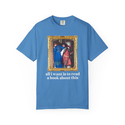 Bookish Forbidden Love Art History Tee Shirt