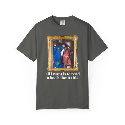 Bookish Forbidden Love Art History Tee Shirt