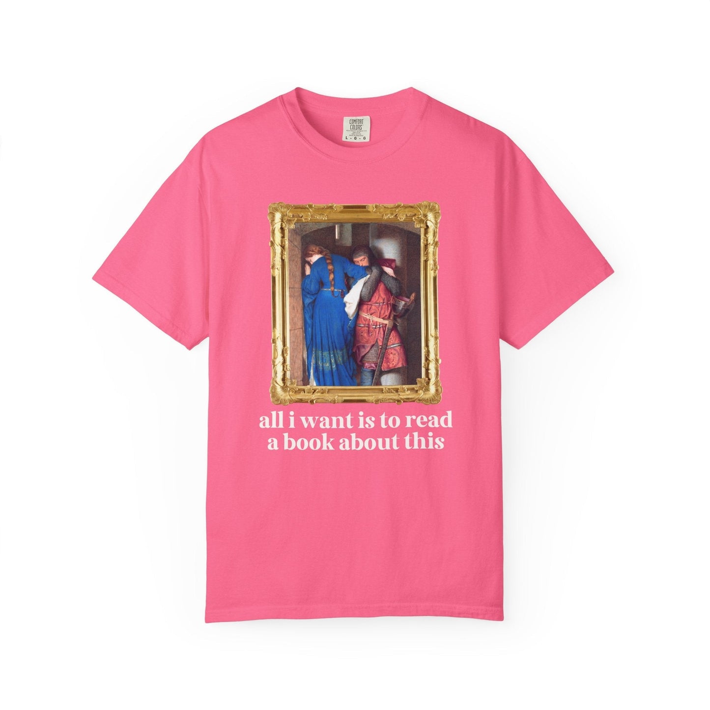 Bookish Forbidden Love Art History Tee Shirt