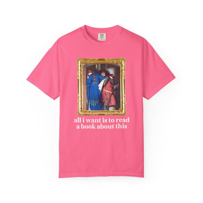 Bookish Forbidden Love Art History Tee Shirt