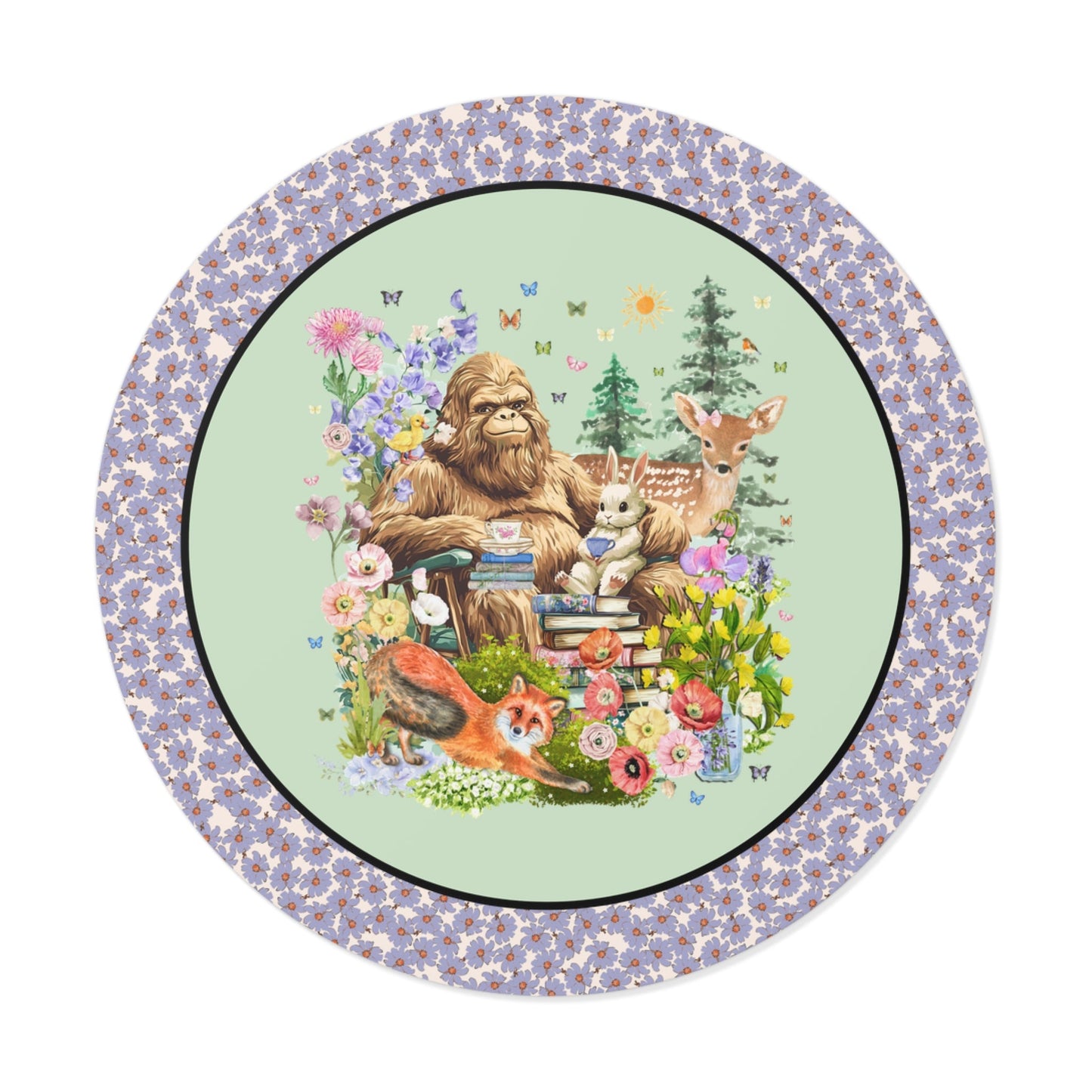 Bookish Forestcore Sticker