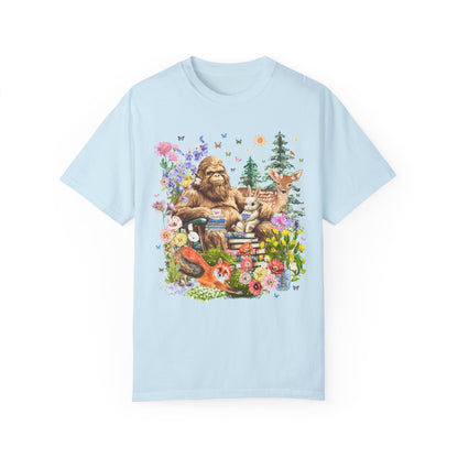 Bookish Forestcore Boho Sasquatch Tee
