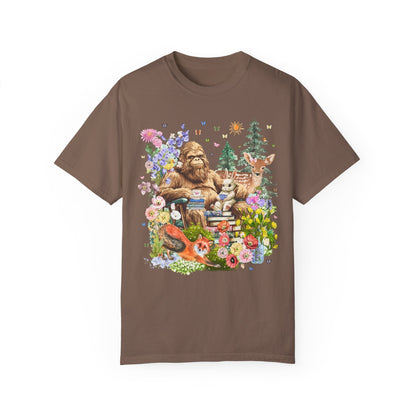 Bookish Forestcore Boho Sasquatch Tee