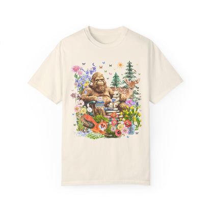 Bookish Forestcore Boho Sasquatch Tee