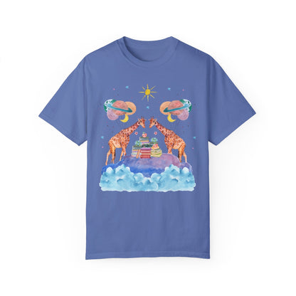 Bookish Giraffe Tee Shirt