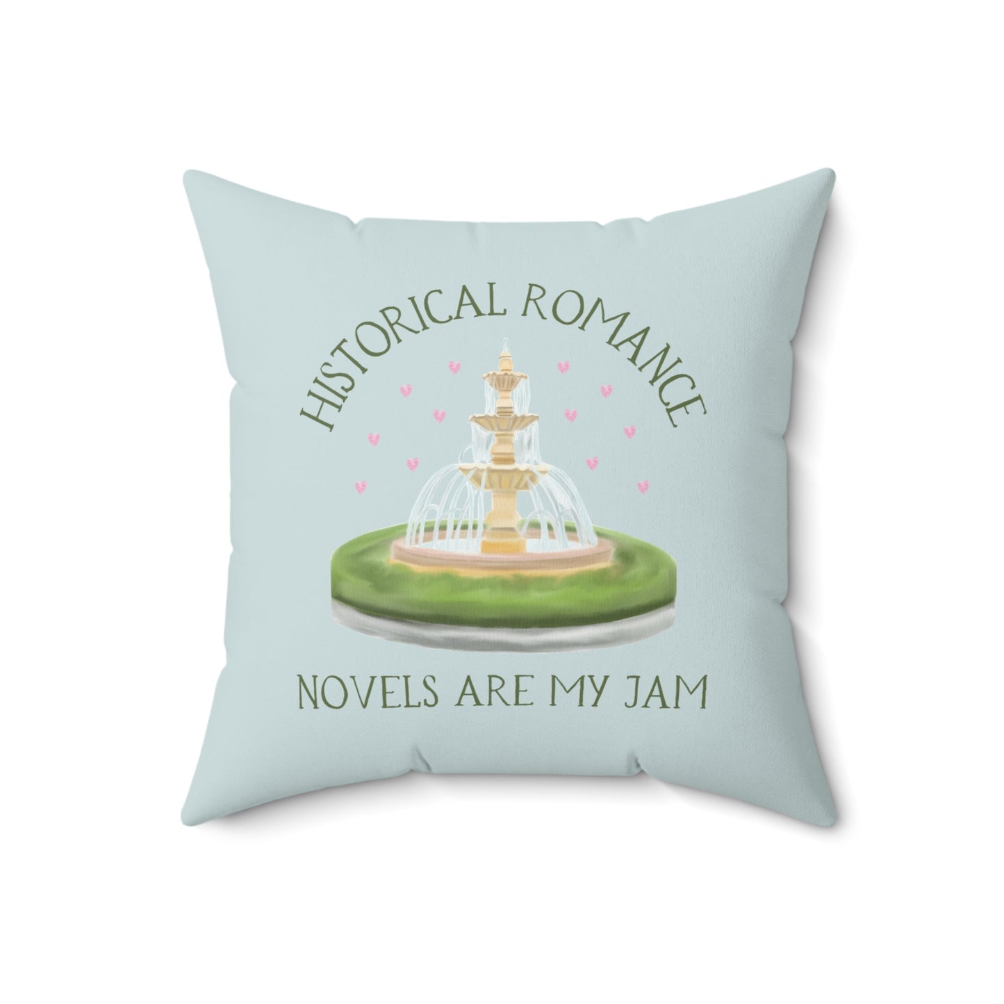 Bookish Historical Romance Pillow: Historical Romance Novels Are My Jam