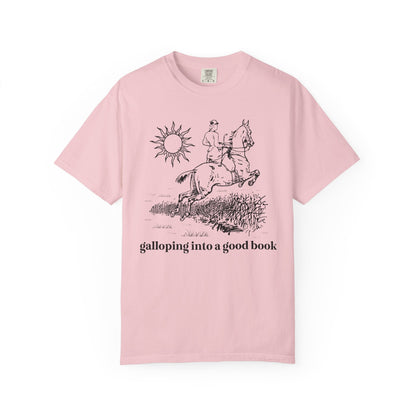 Galloping Into a Good Book T-Shirt
