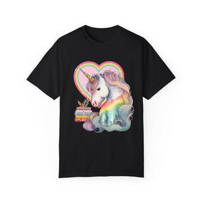 Bookish Unicorn Reading Tee