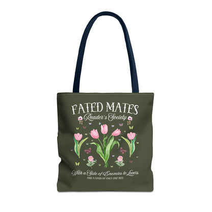 Bookish Romance Reader Tote Bag, Bookworm Who Loves Romantasy Romance Tropes