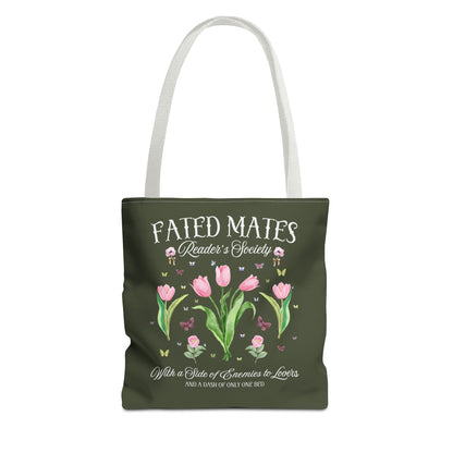 Bookish Romance Reader Tote Bag, Bookworm Who Loves Romantasy Romance Tropes