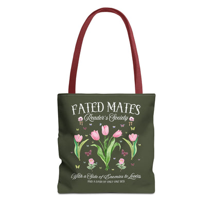 Bookish Romance Reader Tote Bag, Bookworm Who Loves Romantasy Romance Tropes