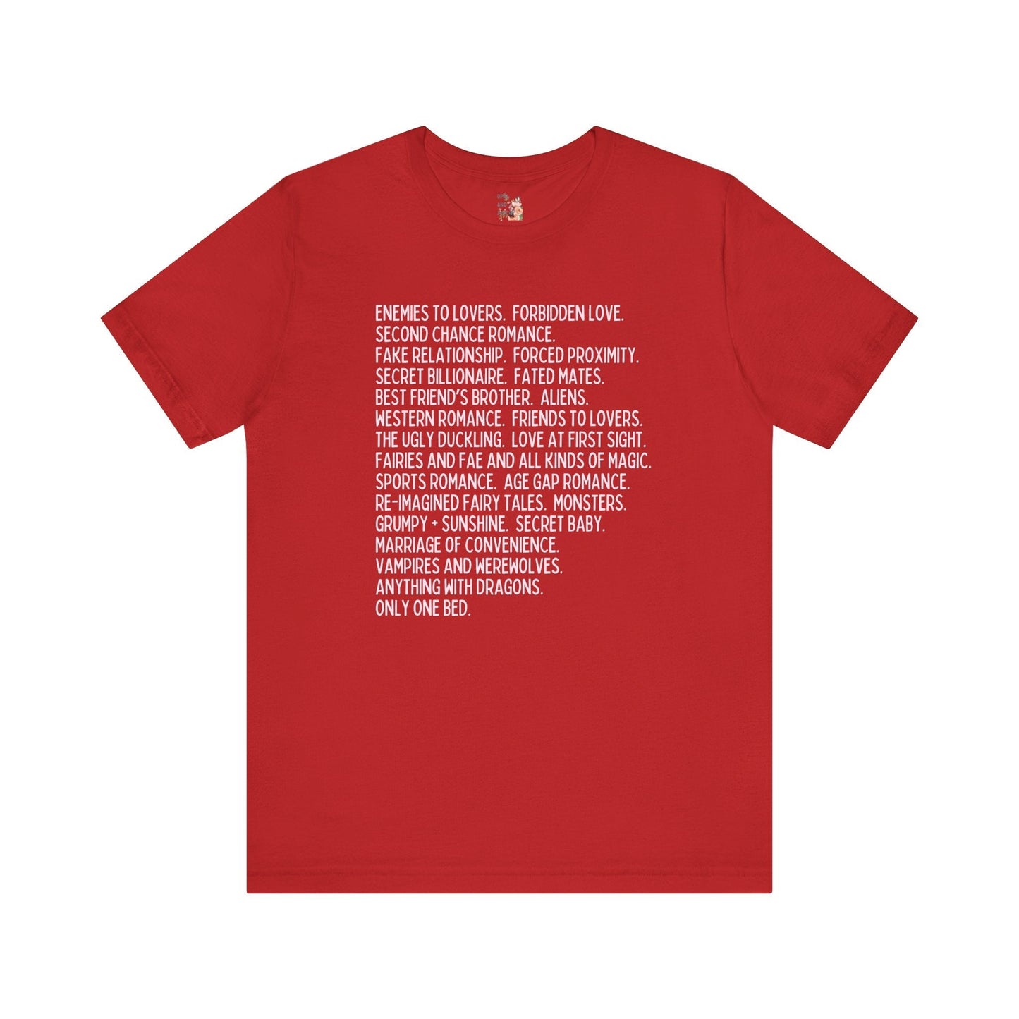 Bookish Romance Tropes T-Shirt