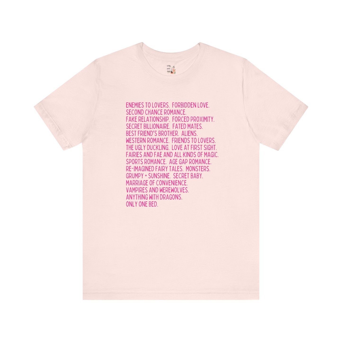 Bookish Romance Tropes T-Shirt