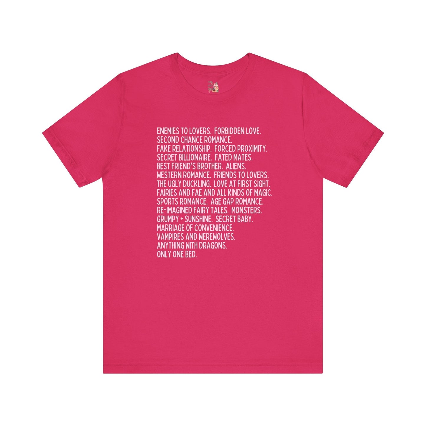 Bookish Romance Tropes T-Shirt