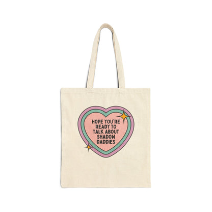 Bookish Shadow Daddy Tote Bag