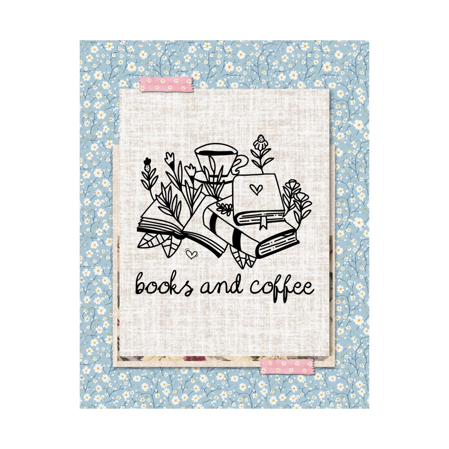 Books and Coffee Poster