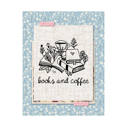 Books and Coffee Poster