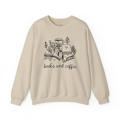 Books and Coffee Sweatshirt