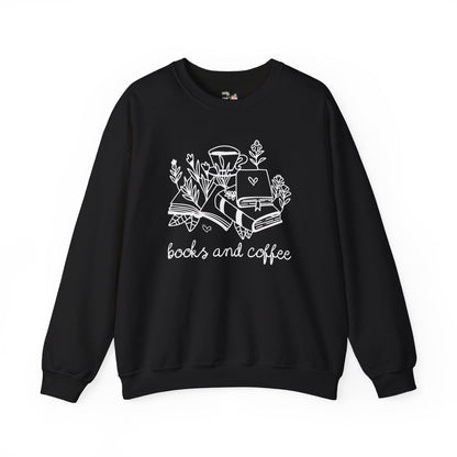 Books and Coffee Sweatshirt