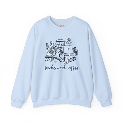 Books and Coffee Sweatshirt