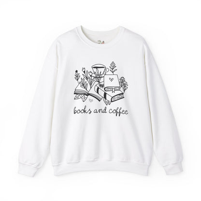 Books and Coffee Sweatshirt