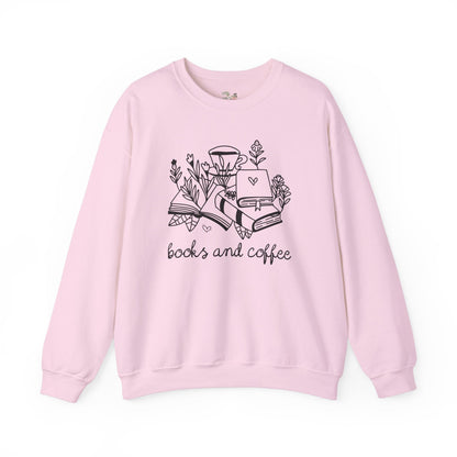 Books and Coffee Sweatshirt