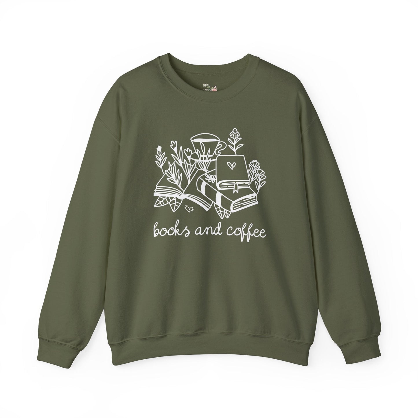 Books and Coffee Sweatshirt