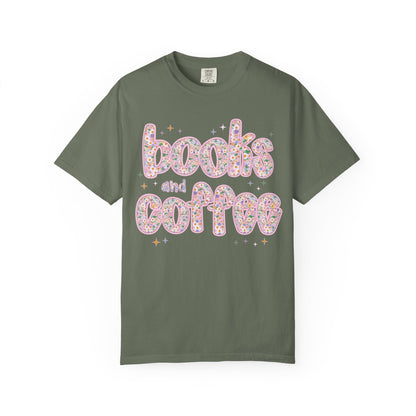 Books and Coffee Tee