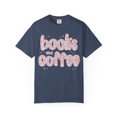 Books and Coffee Tee
