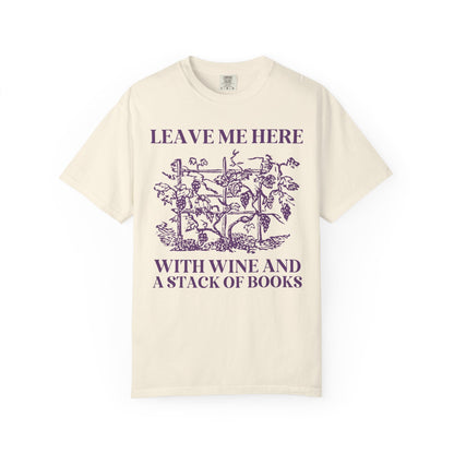 Books and Wine Tee