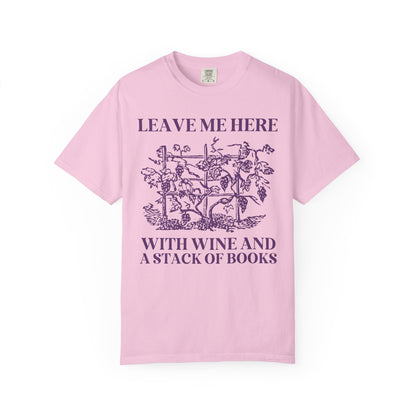 Books and Wine Tee