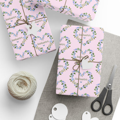 Bookworm Wrapping Paper
