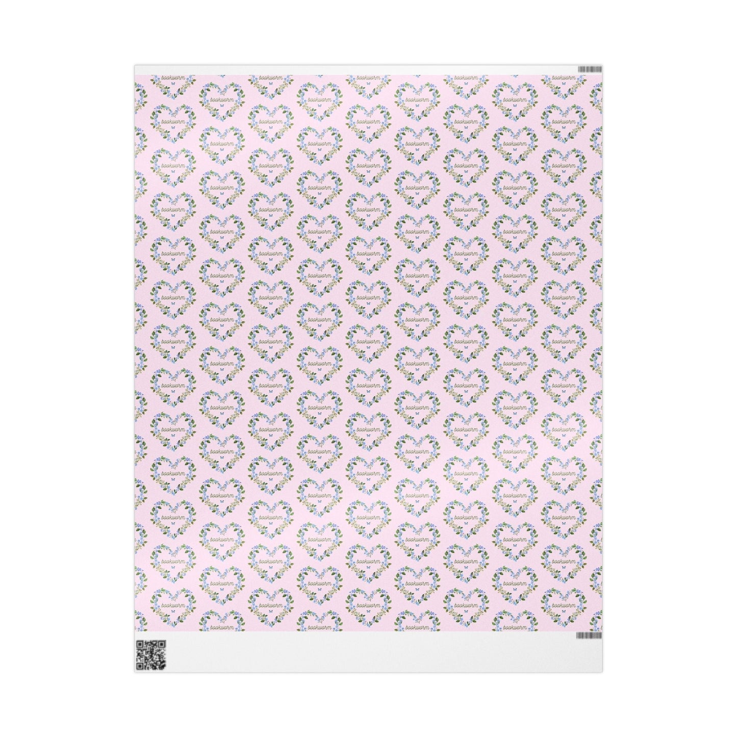 Bookworm Wrapping Paper