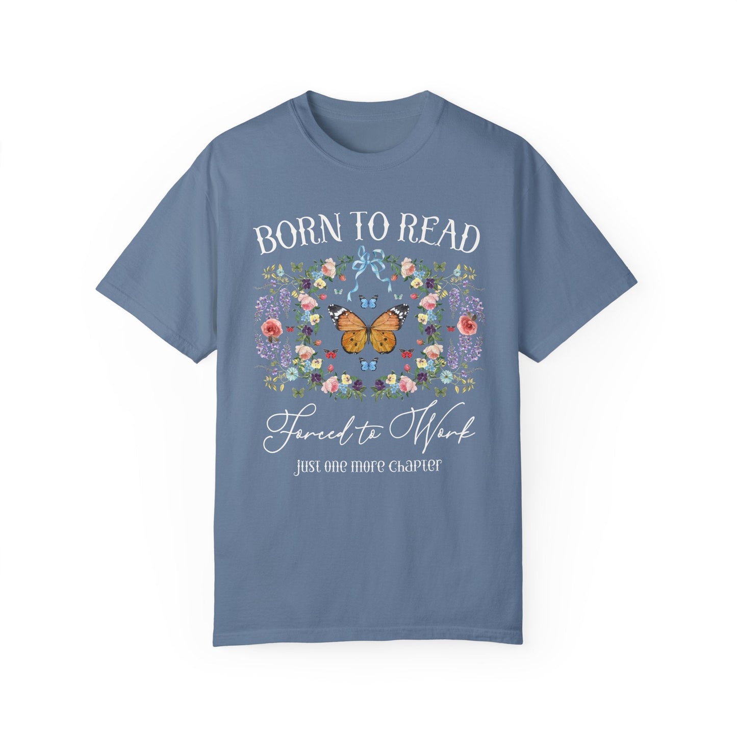 Forced to Work Floral Tee