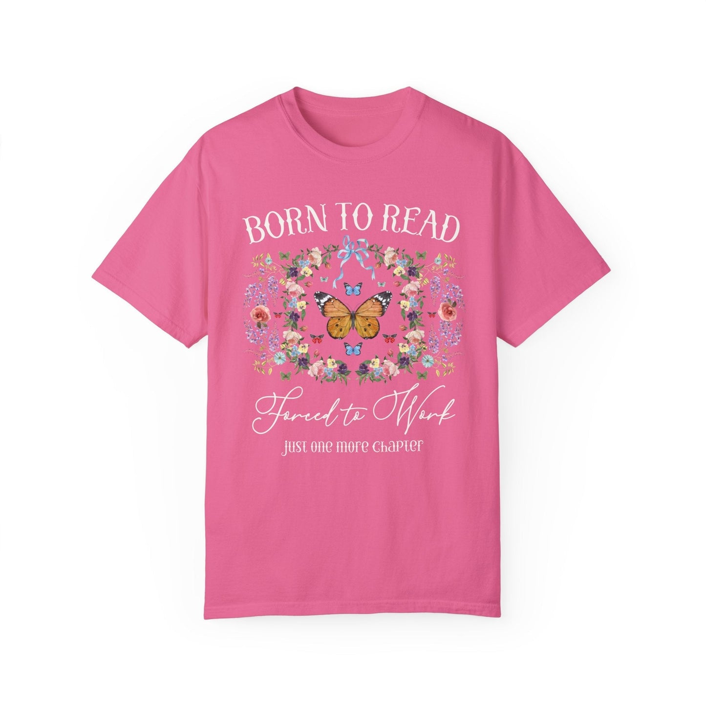 Forced to Work Floral Tee