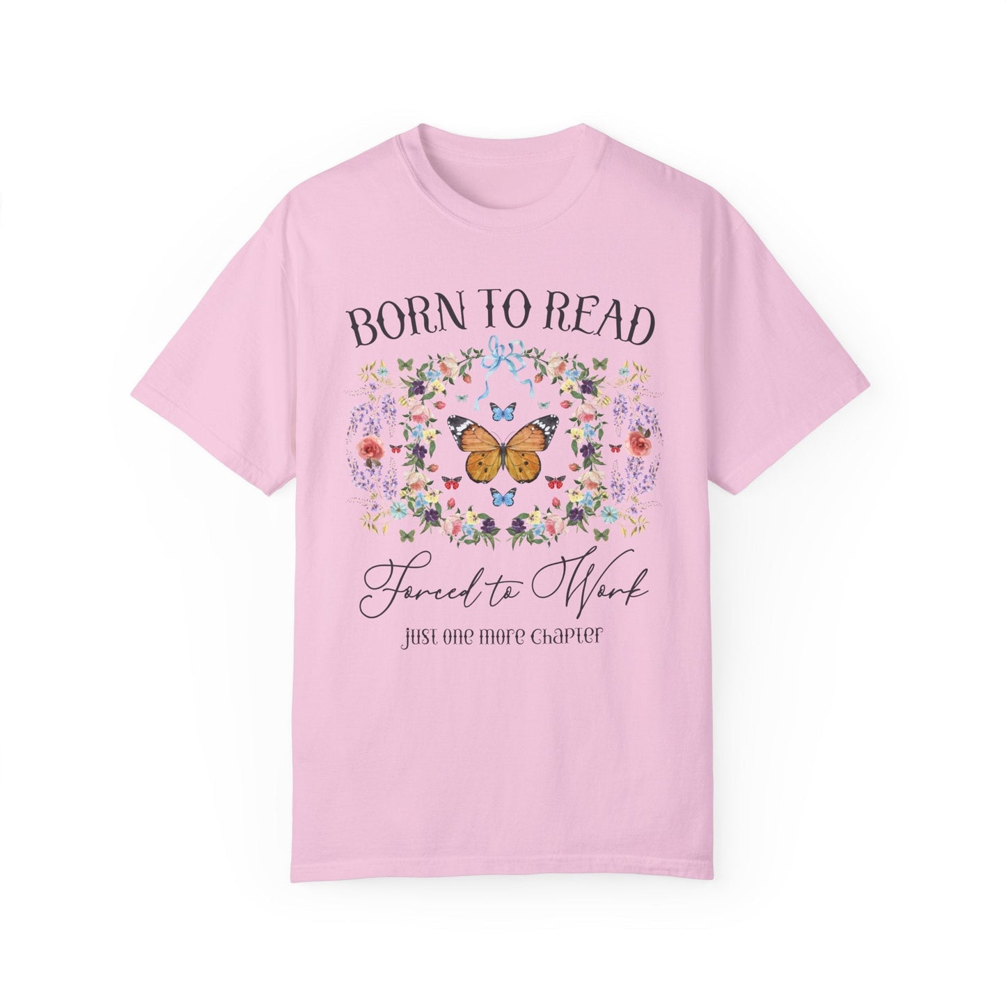 Forced to Work Floral Tee