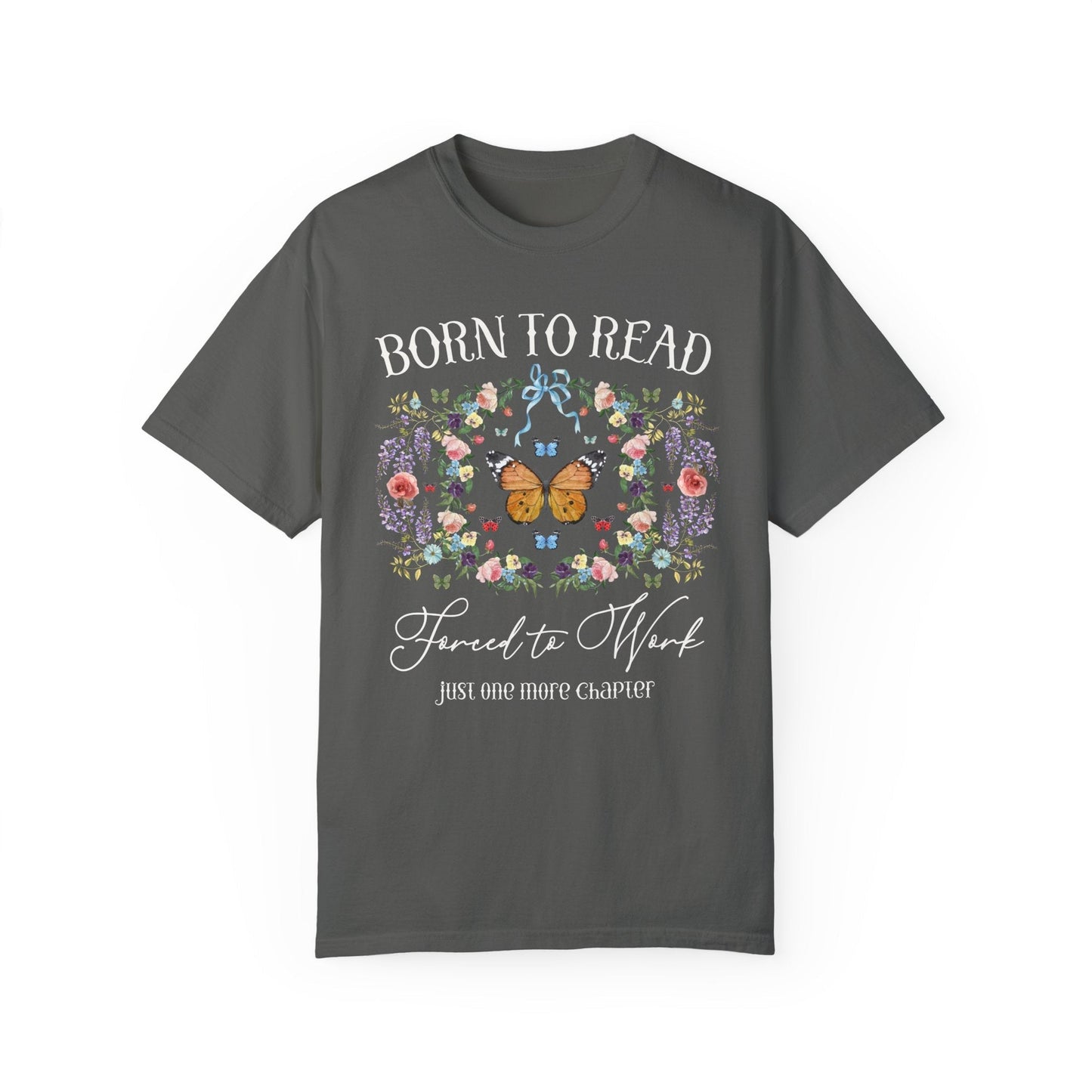 Forced to Work Floral Tee