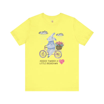 Bunny Headed to a Breakdown Tee