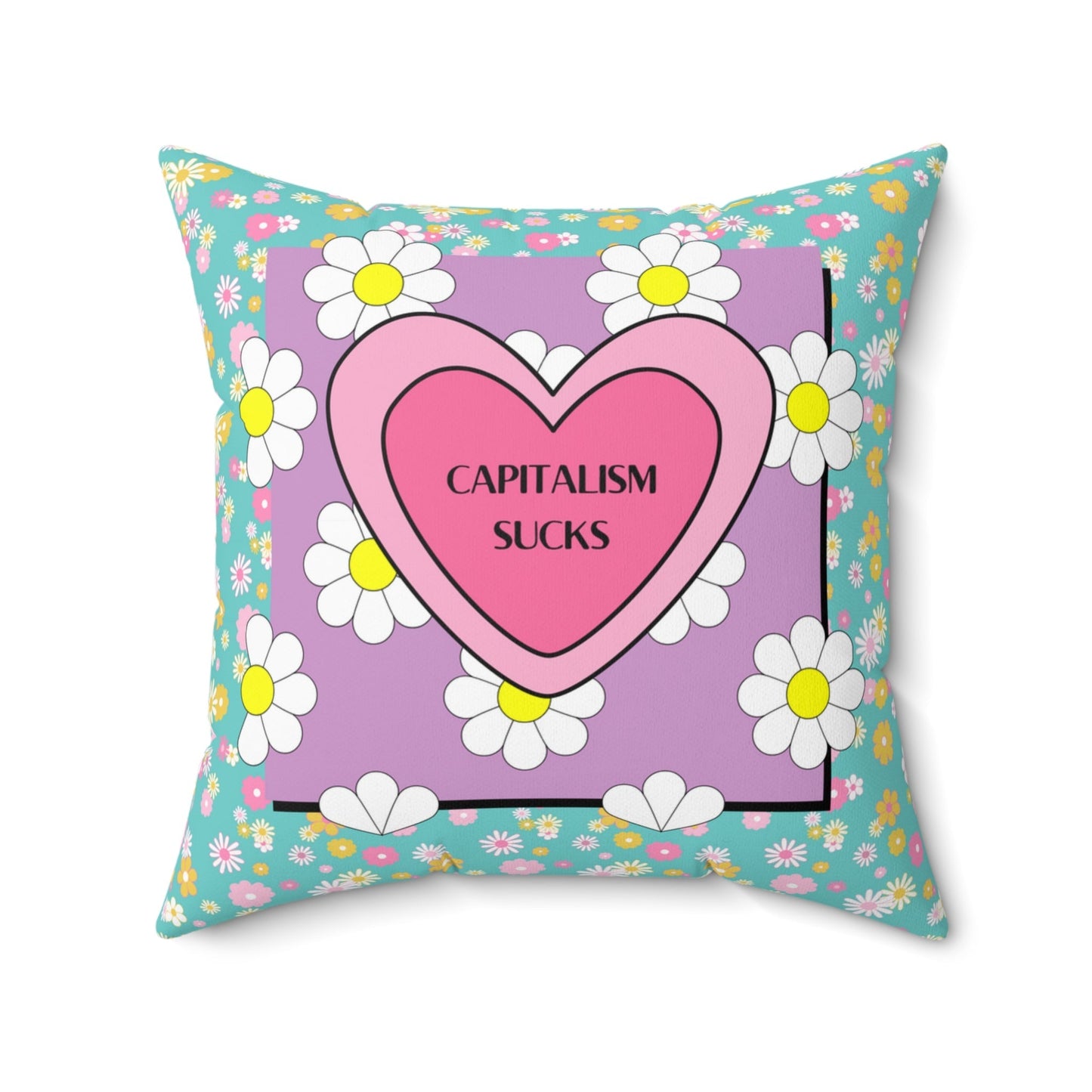 Capitalism Sucks Pillow