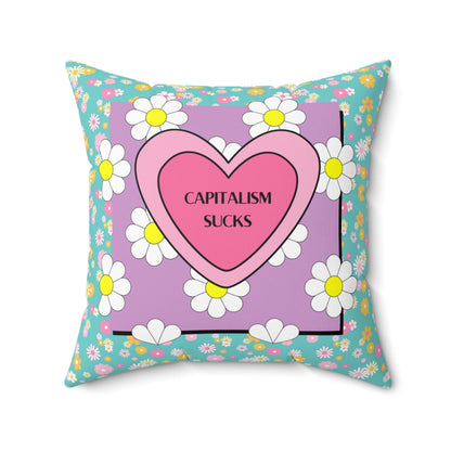Capitalism Sucks Pillow