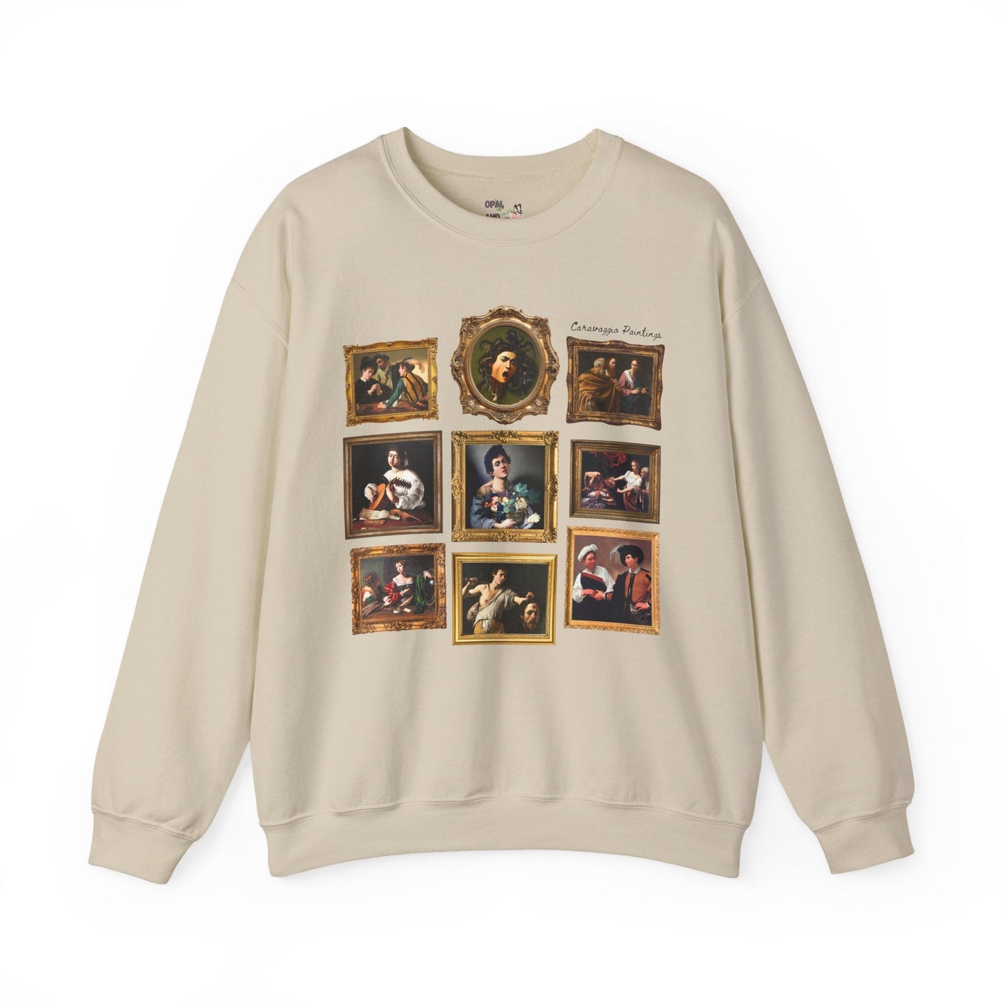 Caravaggio Paintings Art History Sweatshirt: Famous Paintings