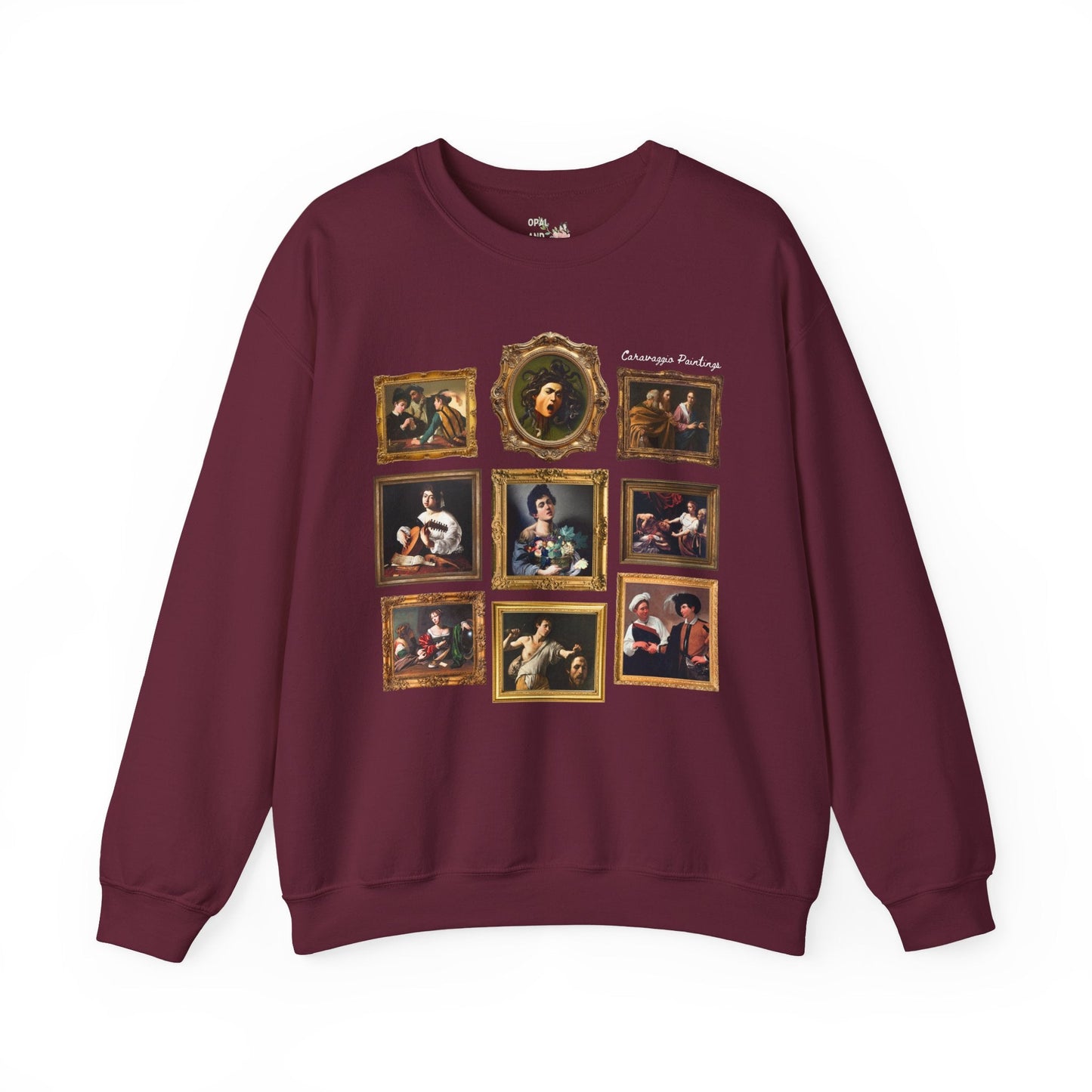 Caravaggio Paintings Art History Sweatshirt: Famous Paintings
