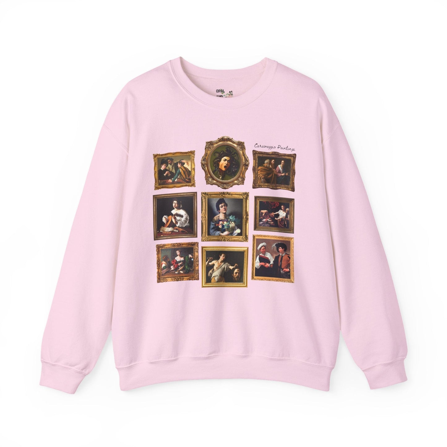 Caravaggio Paintings Art History Sweatshirt: Famous Paintings