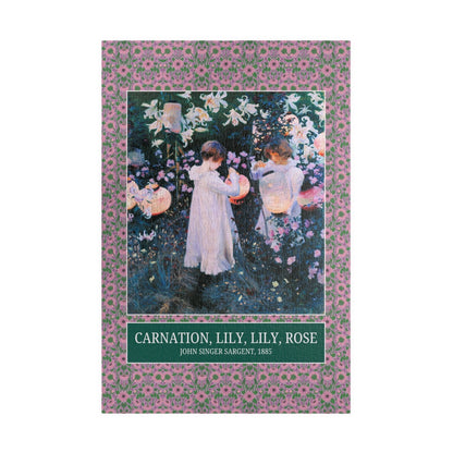 Carnation Lily Lily Rose by John Singer Sargent