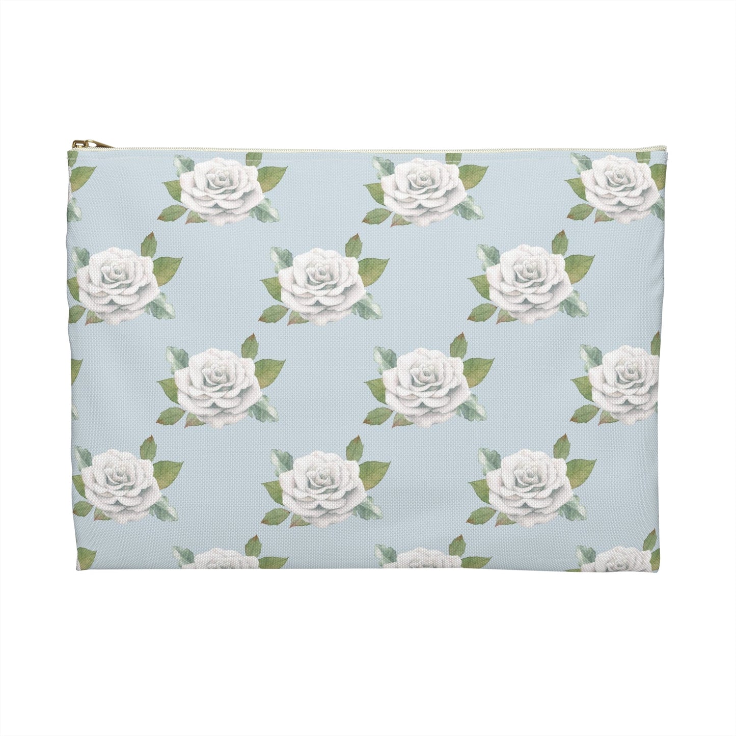 Floral Cat Accessory Pouch with Flowers