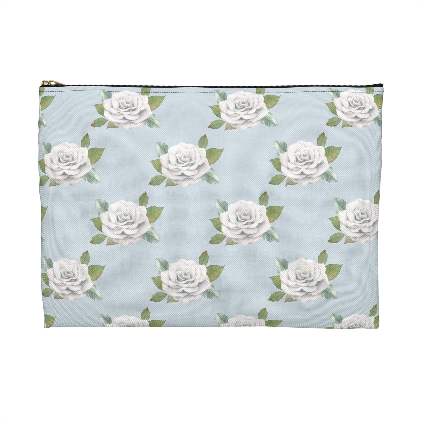 Floral Cat Accessory Pouch with Flowers