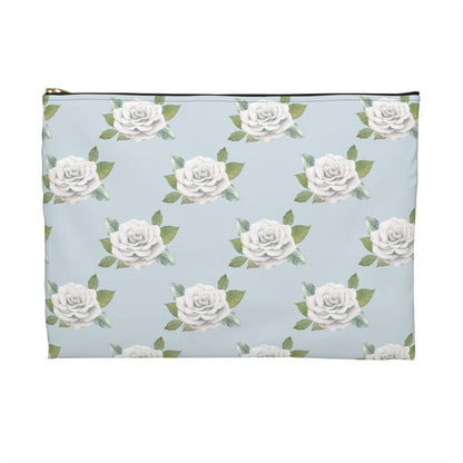 Floral Cat Accessory Pouch with Flowers