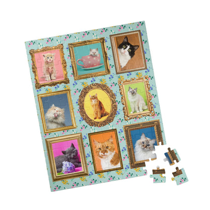 Funny Cat Photos in Frames Puzzle