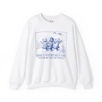 A Wee Bit Silly Cat Sweatshirt