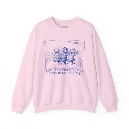 A Wee Bit Silly Cat Sweatshirt